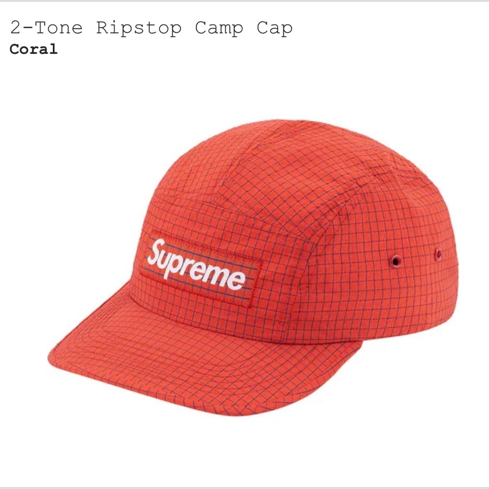 Supreme 2-Tone Ripstop Camp Cap - Picture 2 of 4